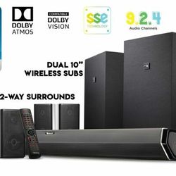 Nakamichi Shockwafe Ultra 9.2.4 Soundbar System With Dolby Atmos