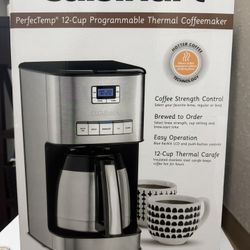 Cuisinart 12 Cup Programmable Coffeemaker Thermal Carafe - Stainless Steel