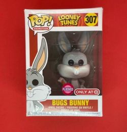 Funko Pop Looney Tunes #307 Bugs Bunny Flocked Target Exclusive