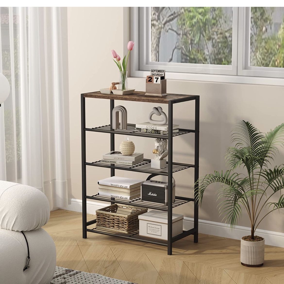 Vertical Narrow Shoe Rack Organizer Tall Shoe Rack for Closet Entryway 10  Tier for Sale in City Of Industry, CA - OfferUp