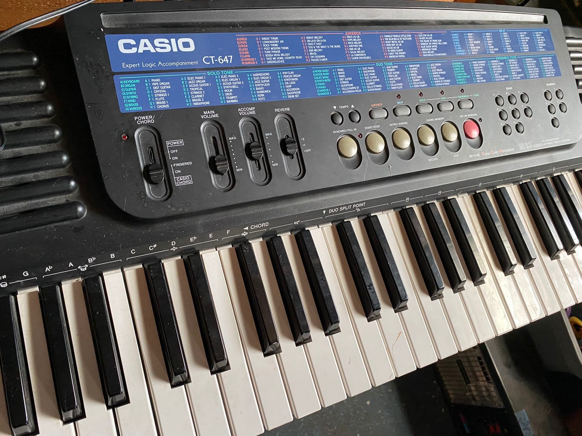 Casio CT-647 Key Board