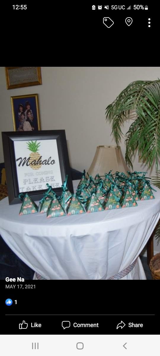 3 Hawaiian Bridal Shower Signs