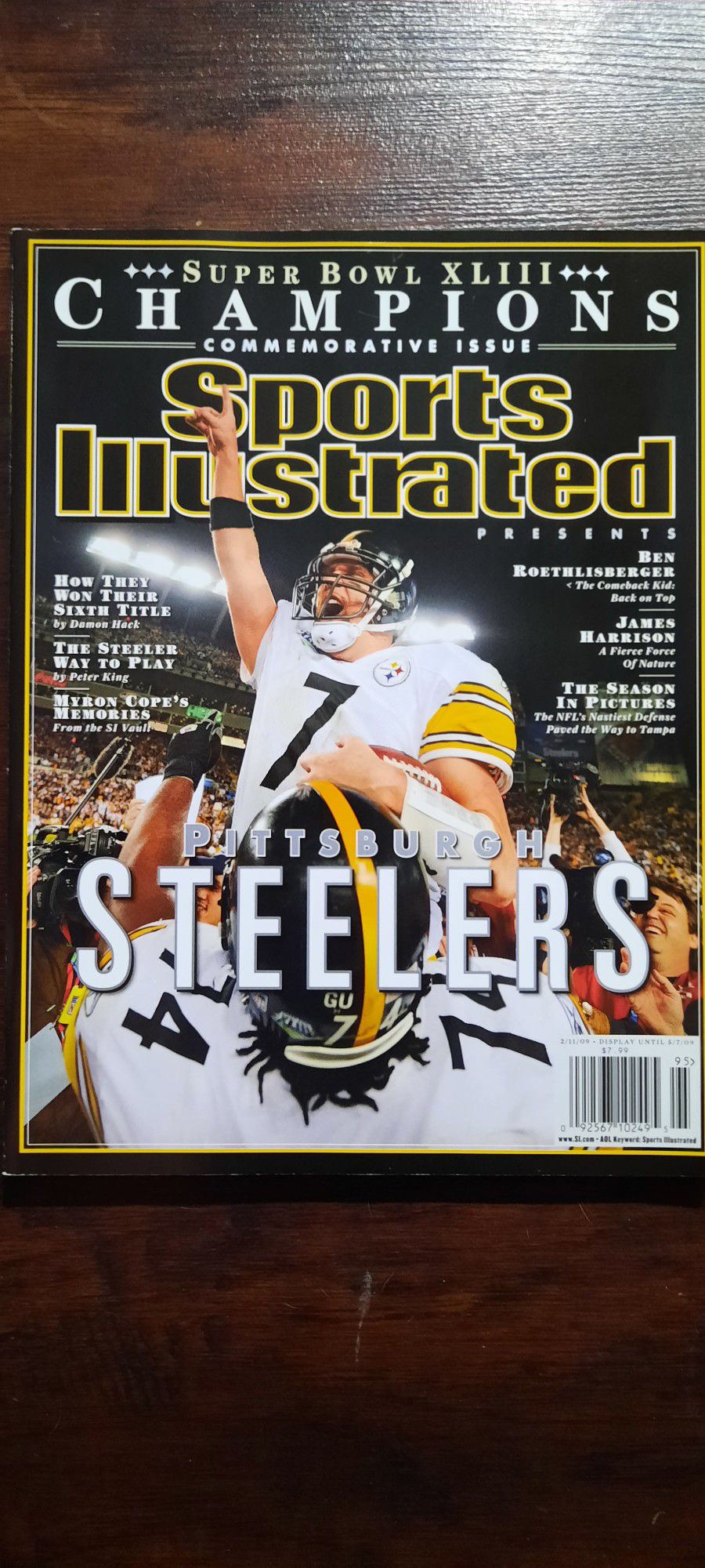 Sports Illustrated Steelers Super Bowl XLIII Commemorative Issue