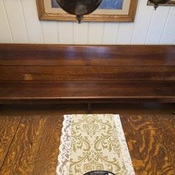 Antique Church Pew