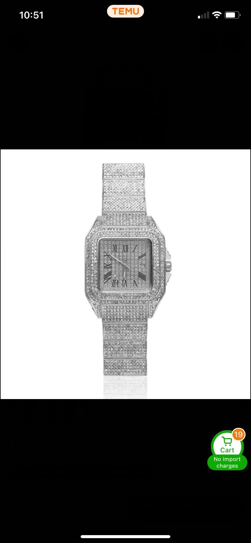 Iced Out Luxury Watch