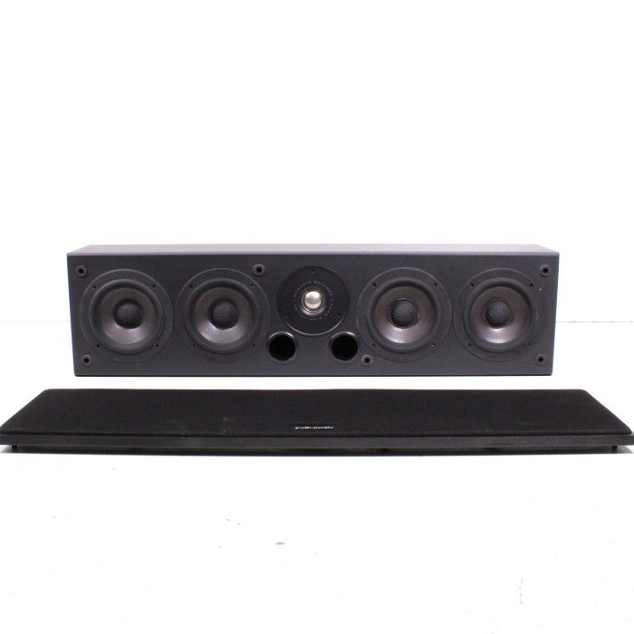 Polk Audio CS350-LS Center Channel Speaker Black