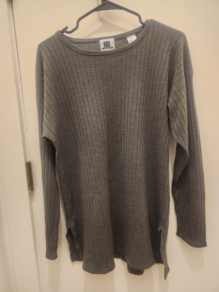 KB & Company Dark Grey Top Size Medium