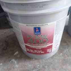 5 Gallons Interior Semigloss Light Beige Paint 