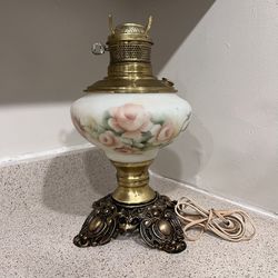 Vintage Lamp GWTW Fenton 
