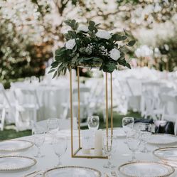 Wedding Flower Stands and Arrangement