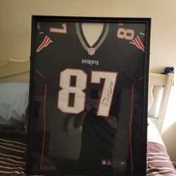 ROB GRONKOWSKI NFL AUTHOGRAPH JERSEY 