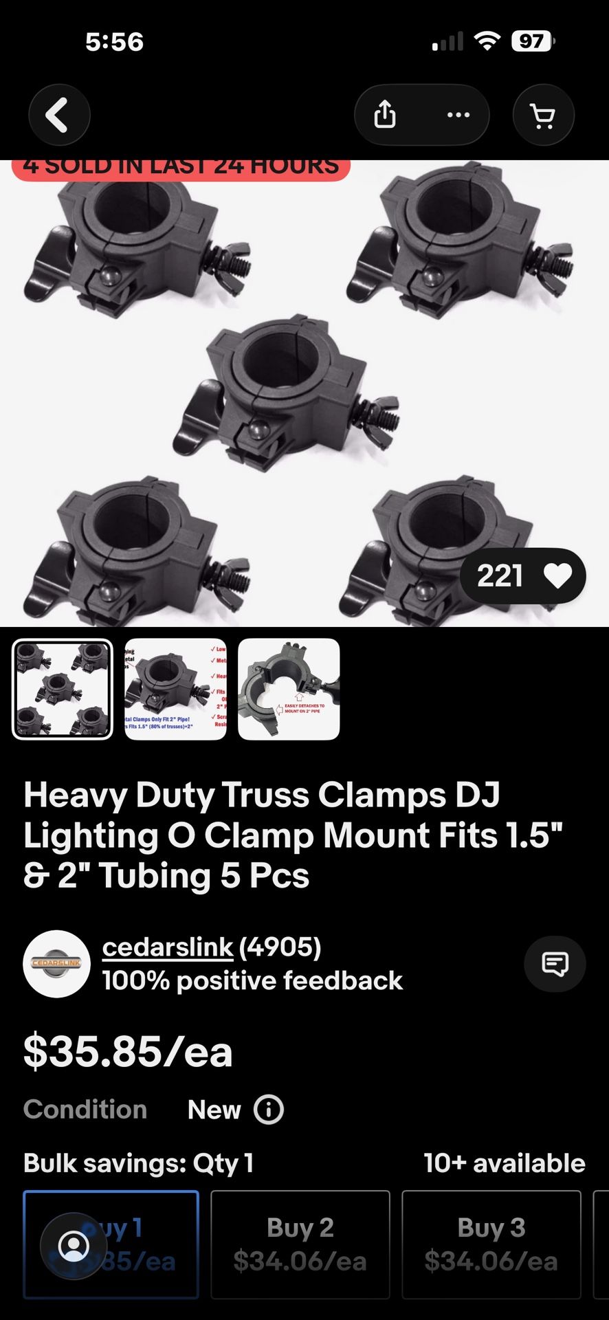 Heavy Duty Truss Clamps Dj