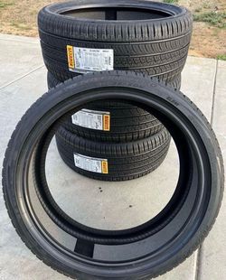22” TESLA Tires Deal! NEW Pirelli Scorpion Zero A/S (TO)NCS Foam Size 265/35R22