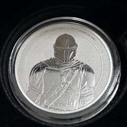 Star Wars The Mandalorian 1 oz Silver Coin