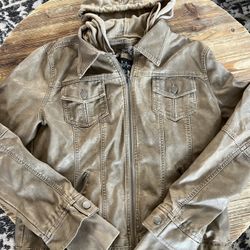 Woman’s Faux Leather Jacket