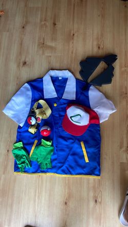 Ash Ketchum Pokémon Halloween Costume Set