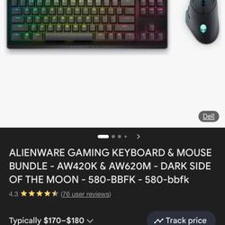 ALIENWARE GAMING KEYBOARD & MOUSE BUNDLE 