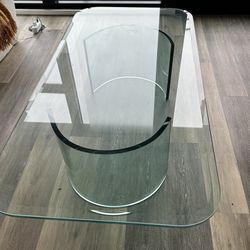 Mid-century Modern Glass Coffee Table