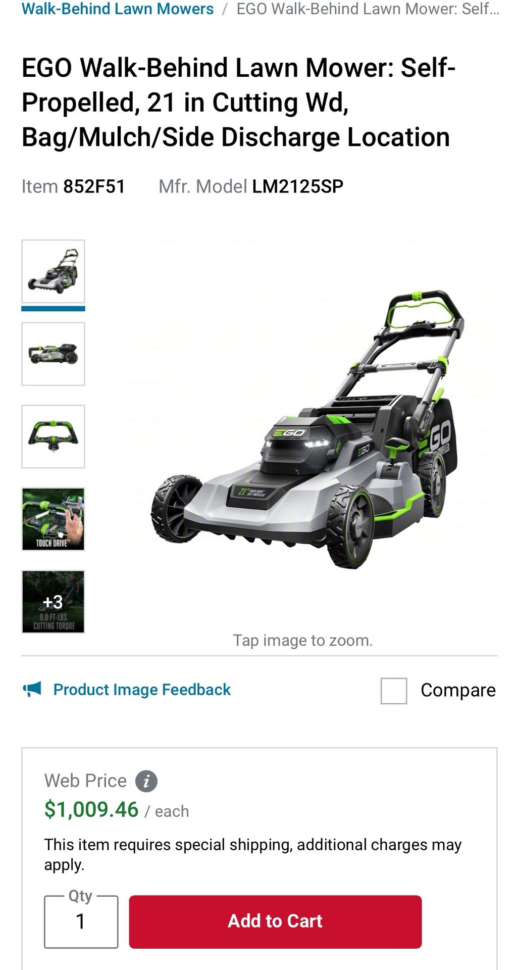 EGo Lawn Mower