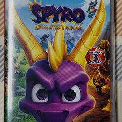 Spyro Reignited Trilogy Nintendo Switch Game And Case Tested/Works Y190