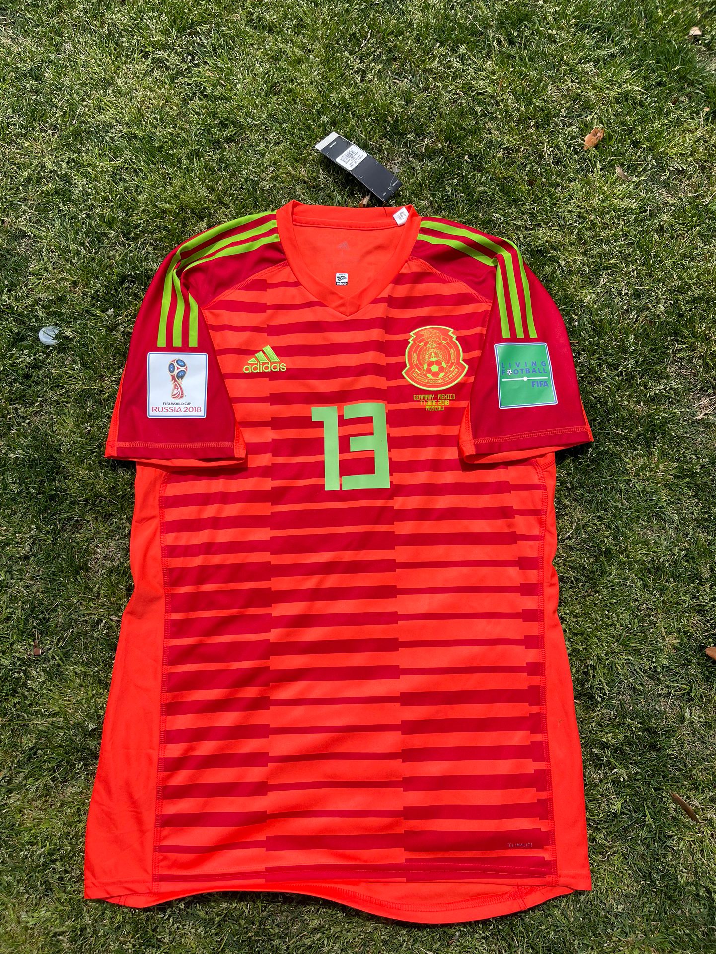 2018 MEXICO JERSEY OCHOA WORLD CUP NEW WITH TAGS RARE SOCCER JERSEY