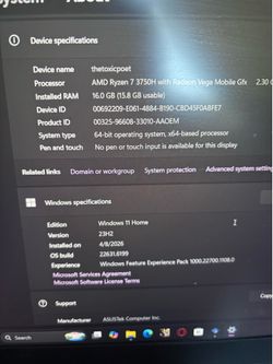Gaming laptop