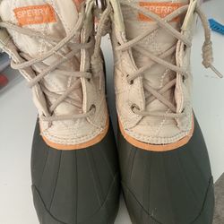 Worn 1 Time Practically Brand New Sperry All Weather All Terrain Rain And Snow Boots.
