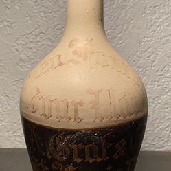 Glen Forest Sour Mash A. Graf & Co St. Louis Antique Fulper Fancy Whiskey Jug