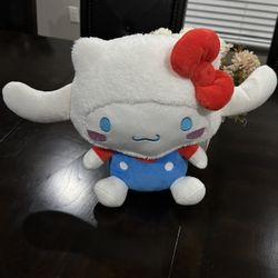 Cinnamoroll x Hello Kitty Plushie!