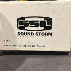 Sound Storm SVA4 Amplifier 