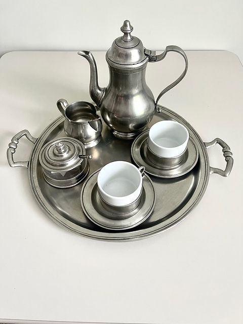 MATCH Pewter Coffee Set with Tray
