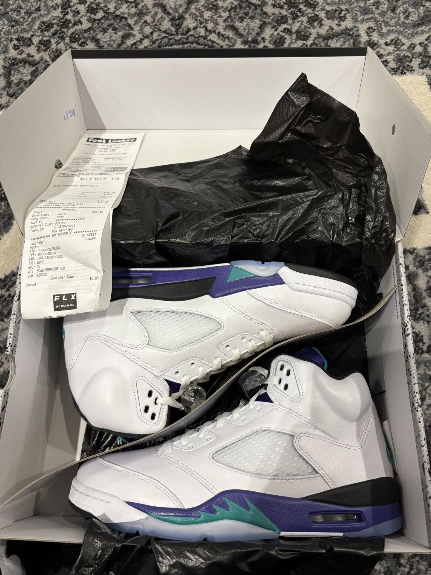 Jordan Retro 5 “Grape”