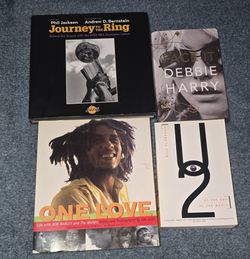 Lakers, Blondie, Bob Marley, U2 Books