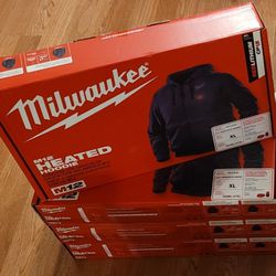 New Milwaukee M12 Navy Blue XL Heated Hoodie Kit $130 Each Firm 