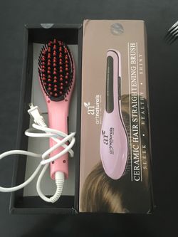 Artnatural hair straightening hot brush