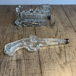 Glass Candy Containers 