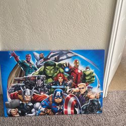 super hero canvas 