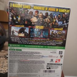 Borderlands Triple Pack is a factory sealed