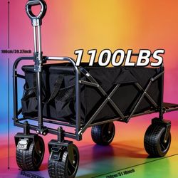 52 inches Heavy-duty Folding Sports Wagon Cart 