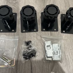 Set of 4 Adjustable Cabinet Legs – Heavy Duty Furniture Feet (New)