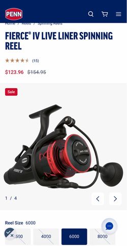 PENN Fierce IV 6000 Live Liner spinning reels