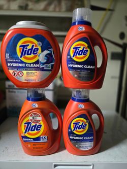 TIDE DETERGENT BUNDLE (HYGIENIC CLEAN) : $40 FOR ALL