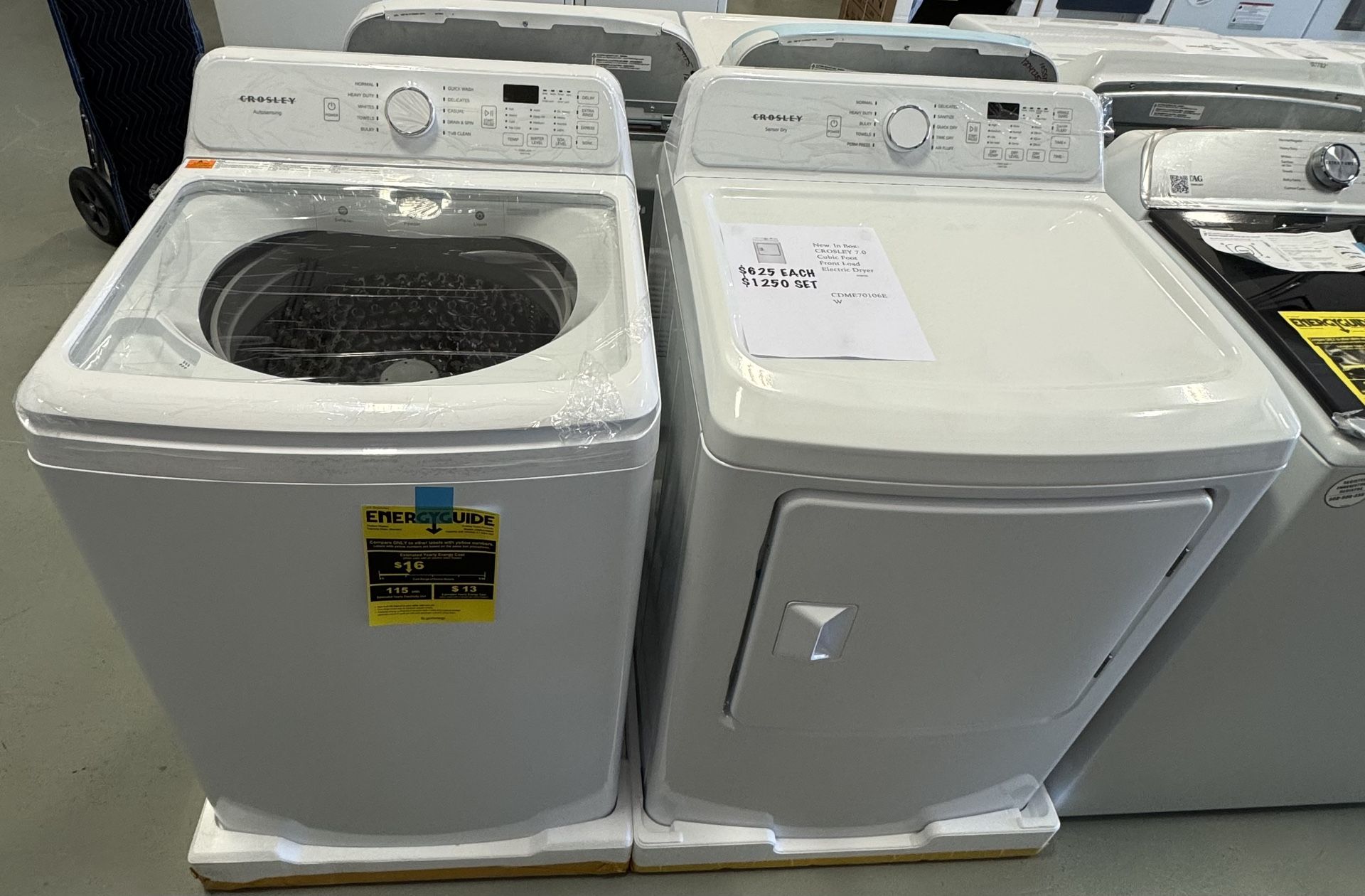 New Washer & Dryer