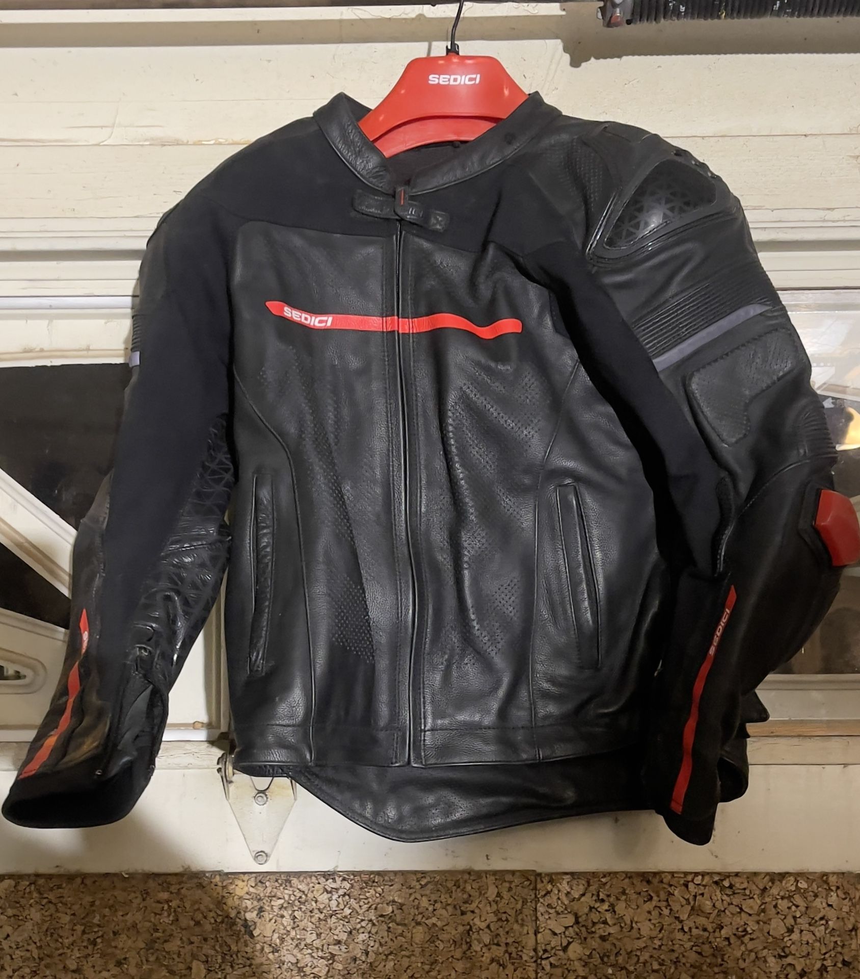 Sedici Corsa Perforated Leather Jacket