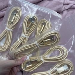 6 Gold Chargers For iPhone