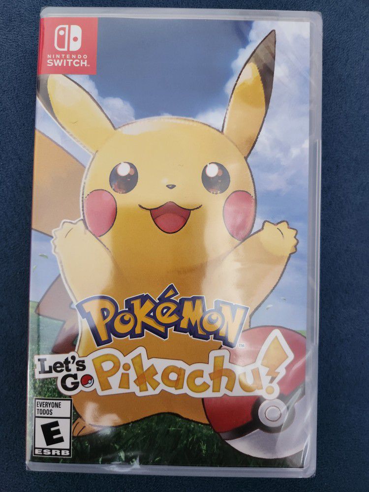 Pokemon Let's Go Pikachu Game For Nintendo Switch (Brand New)