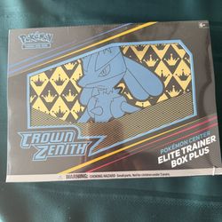 Crown Zenith Pokémon center ETB