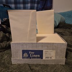 Fine linen envelopes