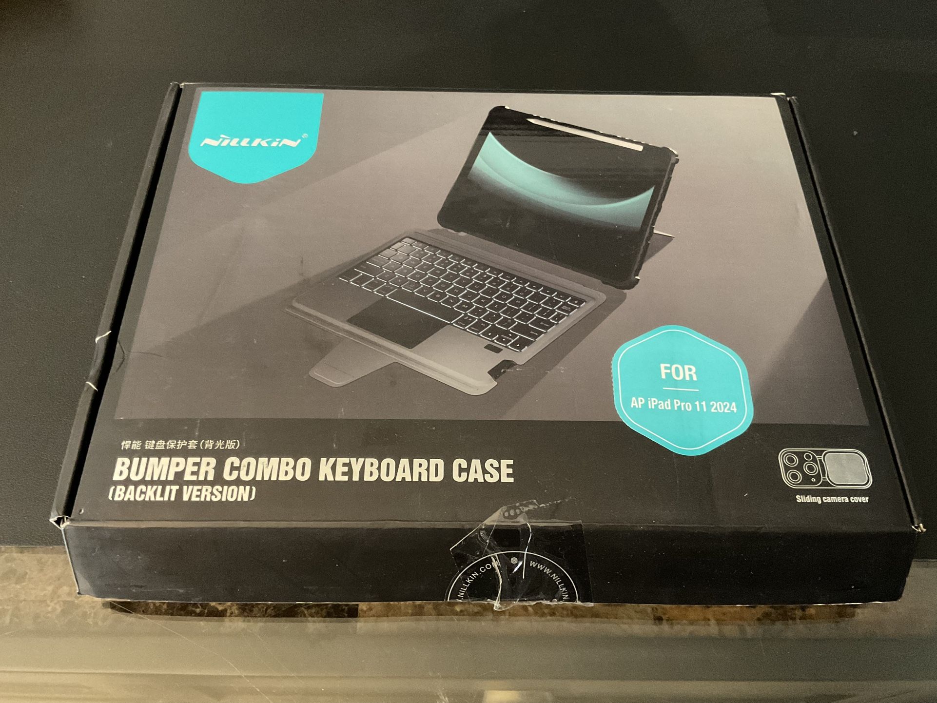 iPad 11" (11th Gen) / 10th Gen Case with Detachable Keyboard, Magic Trackpad, 7-Color Backlit