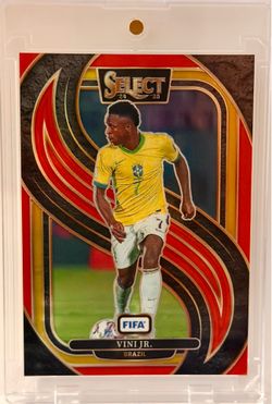 Vini Jr. • 2024-25 Panini Select FIFA • Red & Yellow Mezzanine
